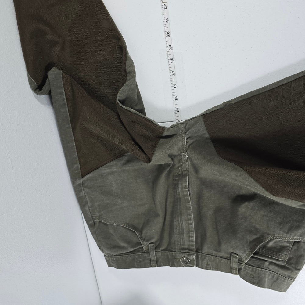 Wrangler Pro Gear Mens Upland Hunting Pants Green Brown Ripstop PG101LD 38x32 - Picture 4 of 9